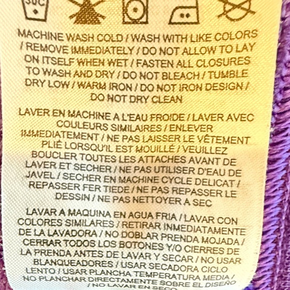 Nike NBA Phoenix Suns Full Zip Hoodie Men’s Large Purple Cotton Blend - Picture 10 of 11